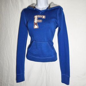 vintage y2k 2000s abercrombie & fitch blue hoodie